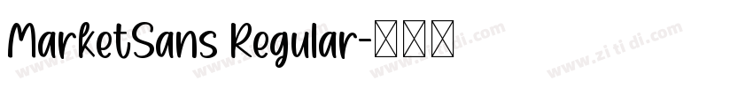 MarketSans Regular字体转换